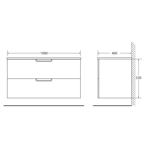 МЕБЕЛЬ ДЛЯ ВАННОЙ КОМНАТЫ BELBAGNO LETICIA-1000 Tortora Opaco