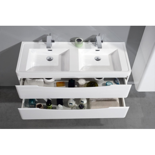 Мебель для ванной BelBagno Ancona-N 120 Bianco Lucido с 2 ящиками