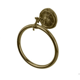 Полотенцедержатель кольцо Art&Max BAROCCO AM-1783-Br бронза