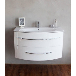Мебель для ванной BelBagno Prospero 100 bianco lucido с 2 ящиками