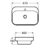 Раковина накладная BELBAGNO BB6052