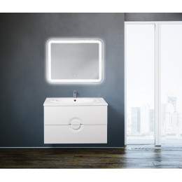 МЕБЕЛЬ ДЛЯ ВАННОЙ КОМНАТЫ BELBAGNO ONDA-1000 Bianco Lucido