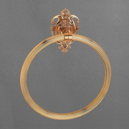 Полотенцедержатель кольцо Art&Max IMPERO AM-1231-Br бронза