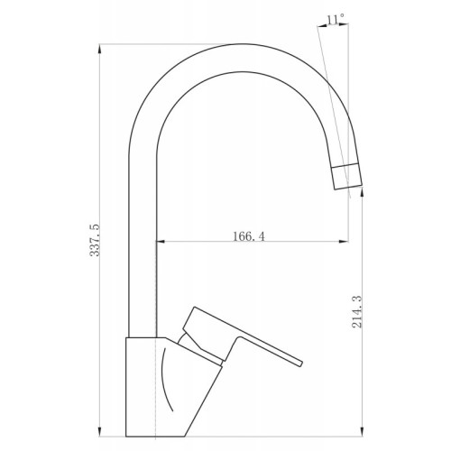 Смеситель для кухни BELBAGNO LOYD LOY-LAM-CRM