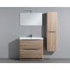 ANCONA-N Мебель для ванной напольная с двумя выкатными ящиками ANCONA-N-1000-2C-PIA-BL Bianco Lucido, 1000x480x800