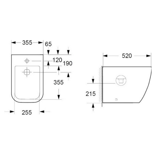 Биде подвесное BelBagno Alpina BB10100ВH