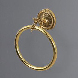 Полотенцедержатель кольцо Art&Max BAROCCO AM-1783-Do-Ant античное золото