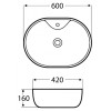 Раковина накладная BELBAGNO BB2193