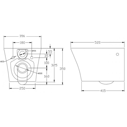 Унитаз подвесной Belbagno FLAY-R