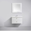 Мебель для ванной Belbagno ATRIA Bianco Laccato Lucido с двумя выкатными ящиками 86x47x67