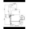 Смеситель для биде Cezares ELITE BSM1 (ELITE-BSM1-03-Bi)