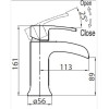 СМЕСИТЕЛЬ BELBAGNO VERSA VER-LVM-CRM ДЛЯ РАКОВИНЫ