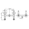 Смеситель Cezares Diamond DIAMOND-D-01-Sw-N для душа