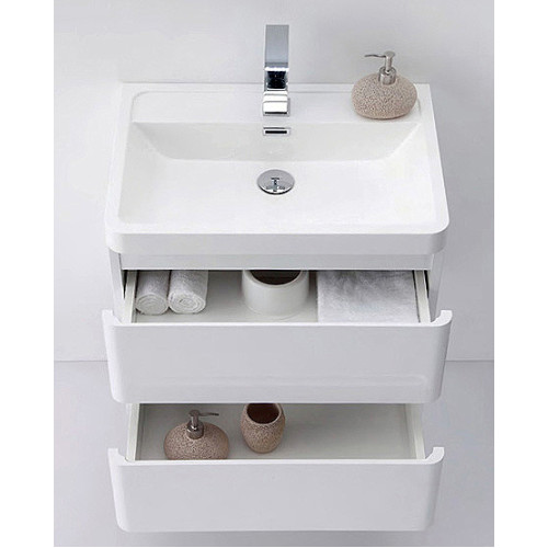 Мебель для ванной BelBagno Energia-N 60 bianco lucido подвесная с 2 ящиками