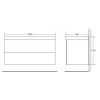 МЕБЕЛЬ ДЛЯ ВАННОЙ КОМНАТЫ BELBAGNO REGINA-1000 Bianco Opaco