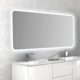 Зеркало с LED подсветкой по периметру зеркала, системой Антизапотевания 141х70