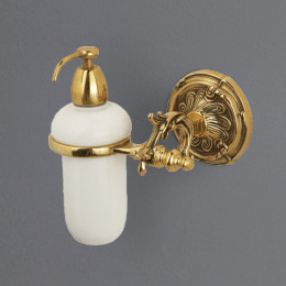 Дозатор для мыла подвесной Art&Max BAROCCO AM-1788-Do-Ant античное золото
