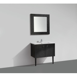 Мебель для ванной Belbagno ATRIA Bianco Laccato Lucido с распашными дверцами  86x47x53