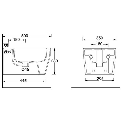 Биде подвесное BelBagno ALISE