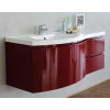Мебель для ванной, правосторонняя BelBagno Prospero 120 Rosso Brilliante с 3 выкатными ящиками