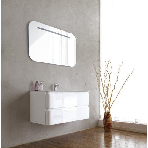 Мебель для ванной BelBagno Energia 100 bianco lucido с 2 выкатными ящиками