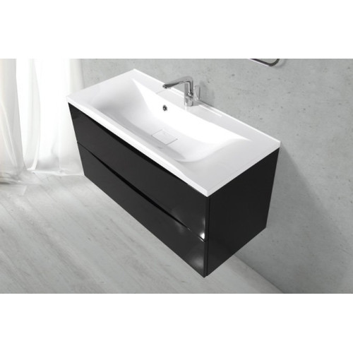 МЕБЕЛЬ ДЛЯ ВАННОЙ КОМНАТЫ BELBAGNO MARINO-1000 Nero Lucido