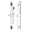 Душевой гарнитур Cezares Cosmo SD-01