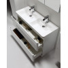 ANCONA-N Мебель для ванной напольная с двумя выкатными ящиками для раковины с двумя чашами ANCONA-N-1200-2C-PIA-2-WO Rovere Bianco, 1200x480x800
