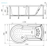 Radomir Ванна акриловая "ВАЛЕНСИЯ" 1700х950