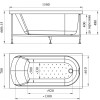Radomir Ванна акриловая "НИКА" 1500х700